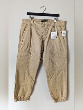 Sanctuary Anthropologie Tan Cargo Joggers